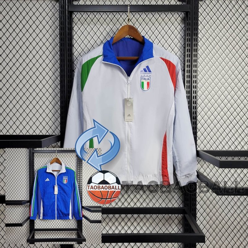 2024 Italy Reversible Windbreaker Football Shirt