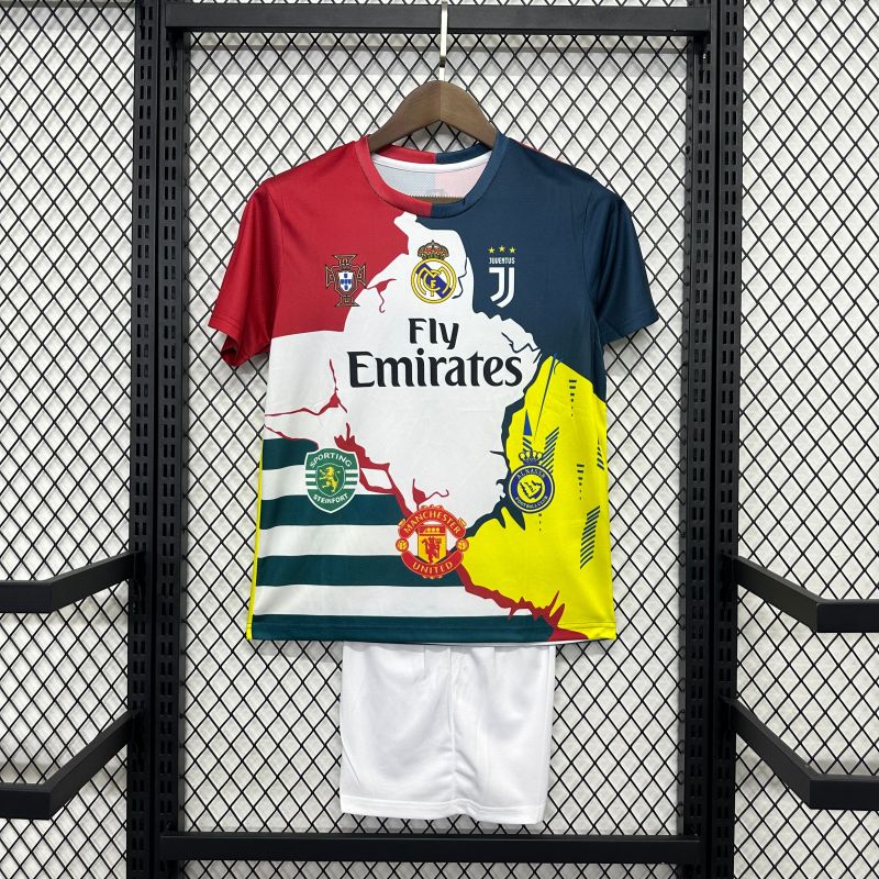 2025/26 Ronaldo #7 special edition jersey kids kit