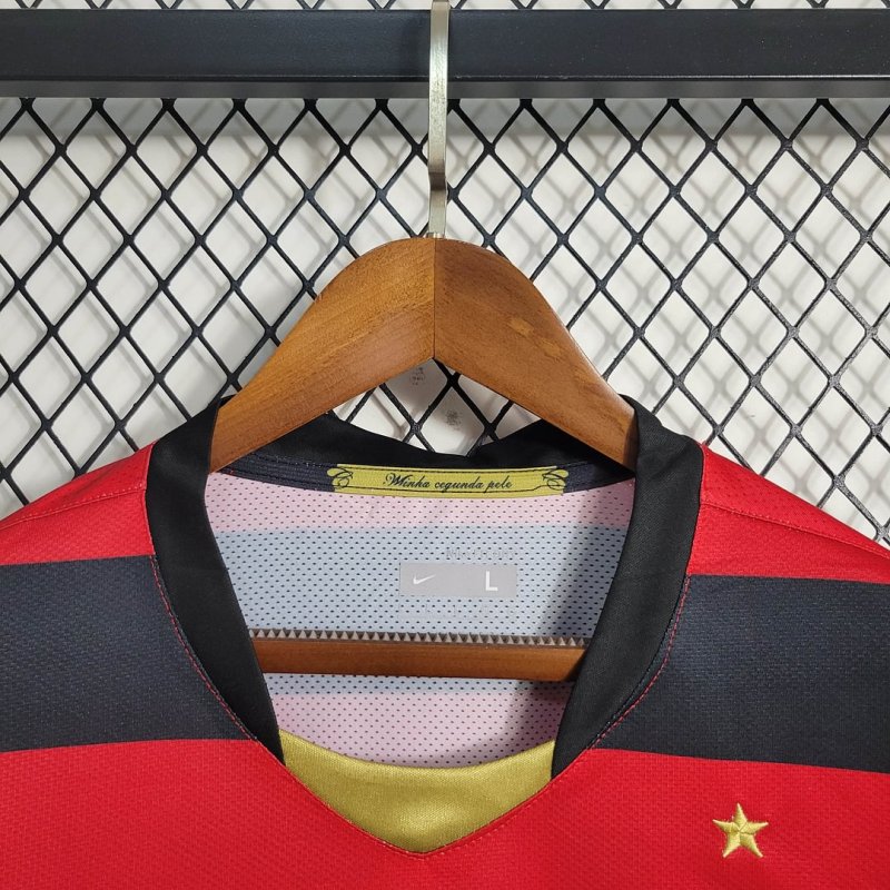 2008/2009 Retro Long Sleeve Flamengo Home Football Shirt