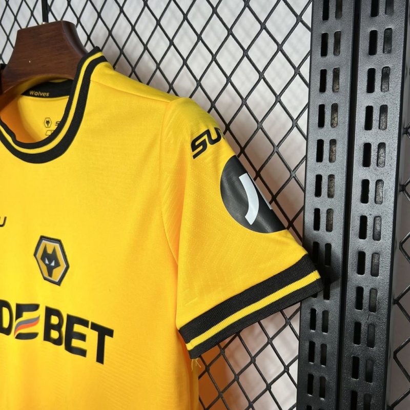 2024/2025 Wolverhampton Black Football Shirt