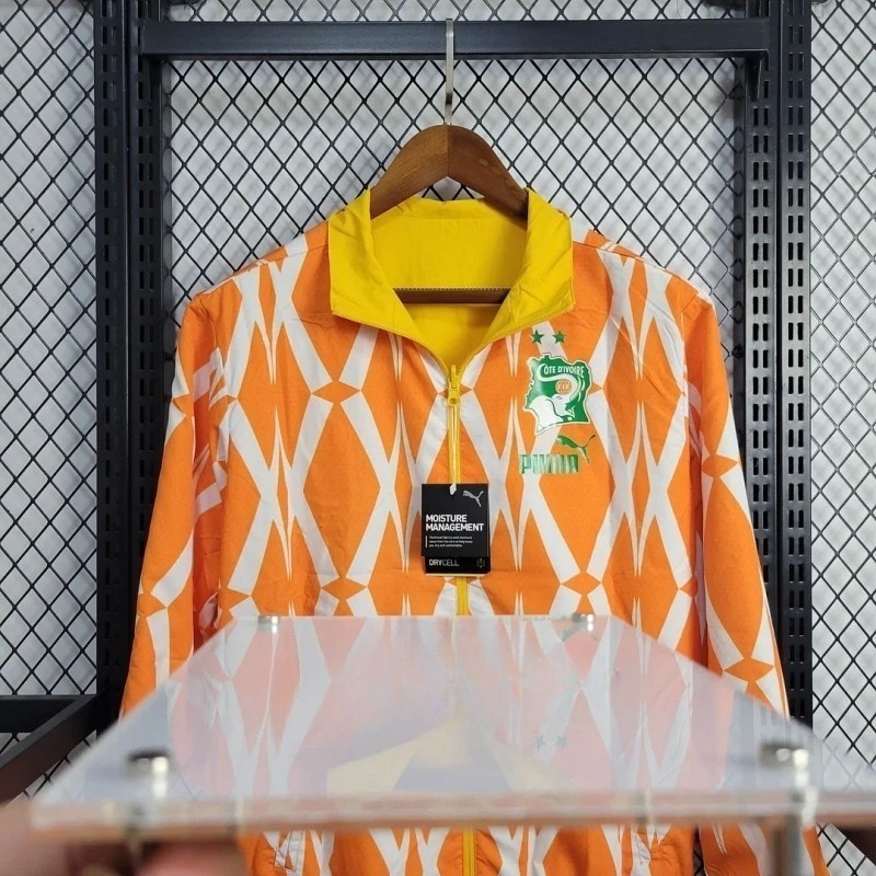 2024 Ivory Coast Reversible Windbreaker Football Shirt