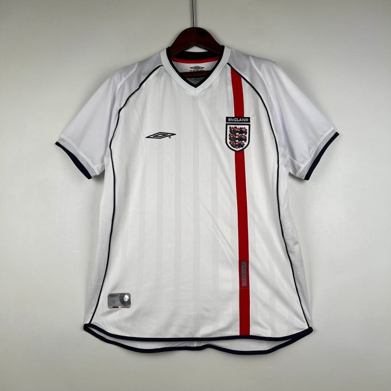 2002 Retro England Home Football Shirt