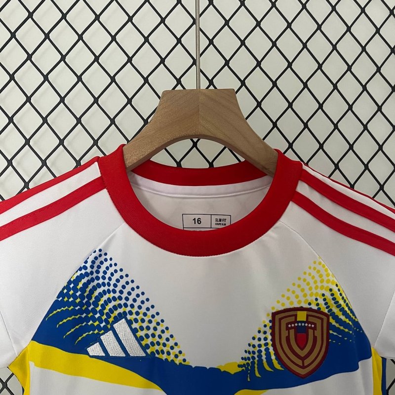 2024 Venezuela Away Football Shirt Kids