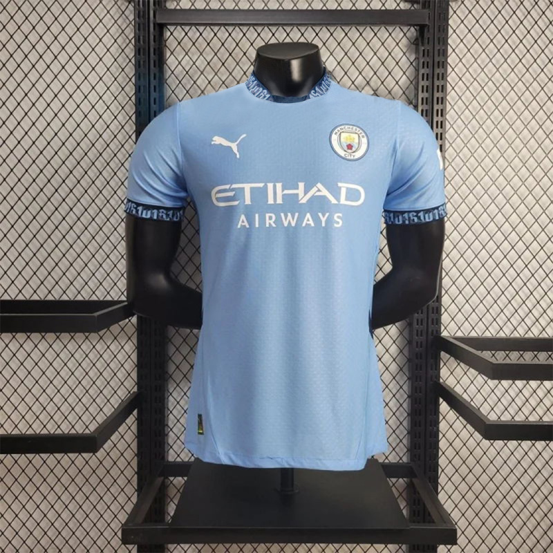 2024/2025 Player Version Manchester City Home Football Shirt