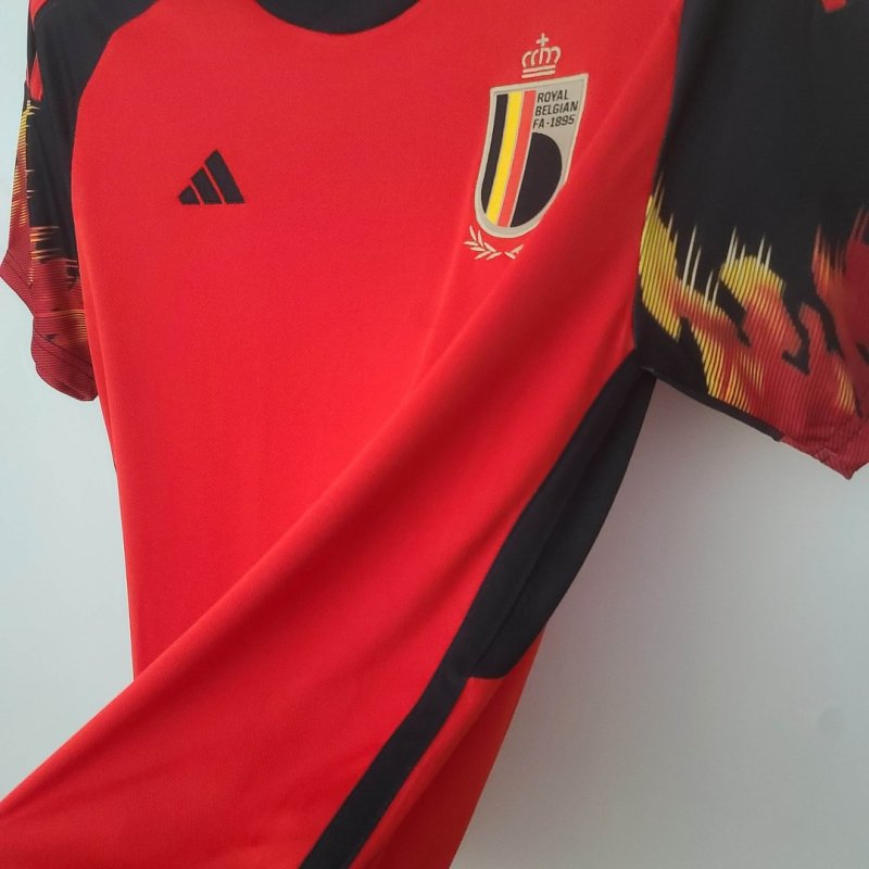 2022 Belgium Home Football Shirt