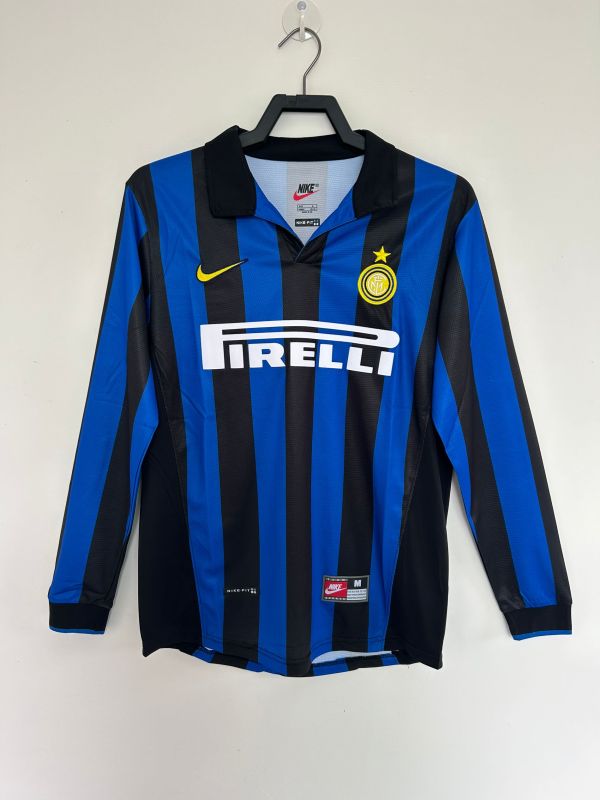 1998/1999 Inter Milan Home Long Sleeve Vintage Football Shirt