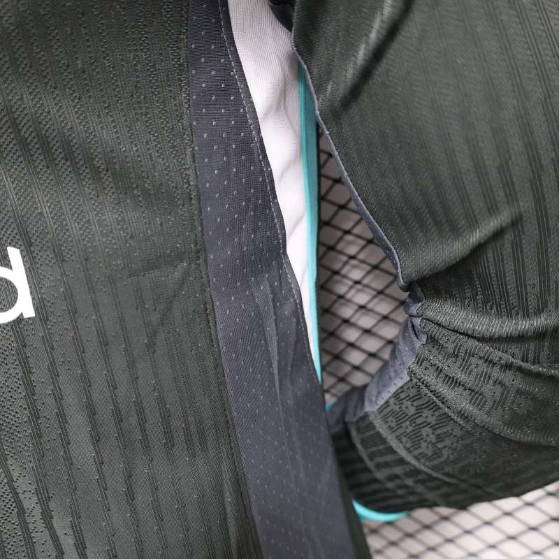 2024/2025 Players Edition Liverpool Black Long Sleeve Football Jersey