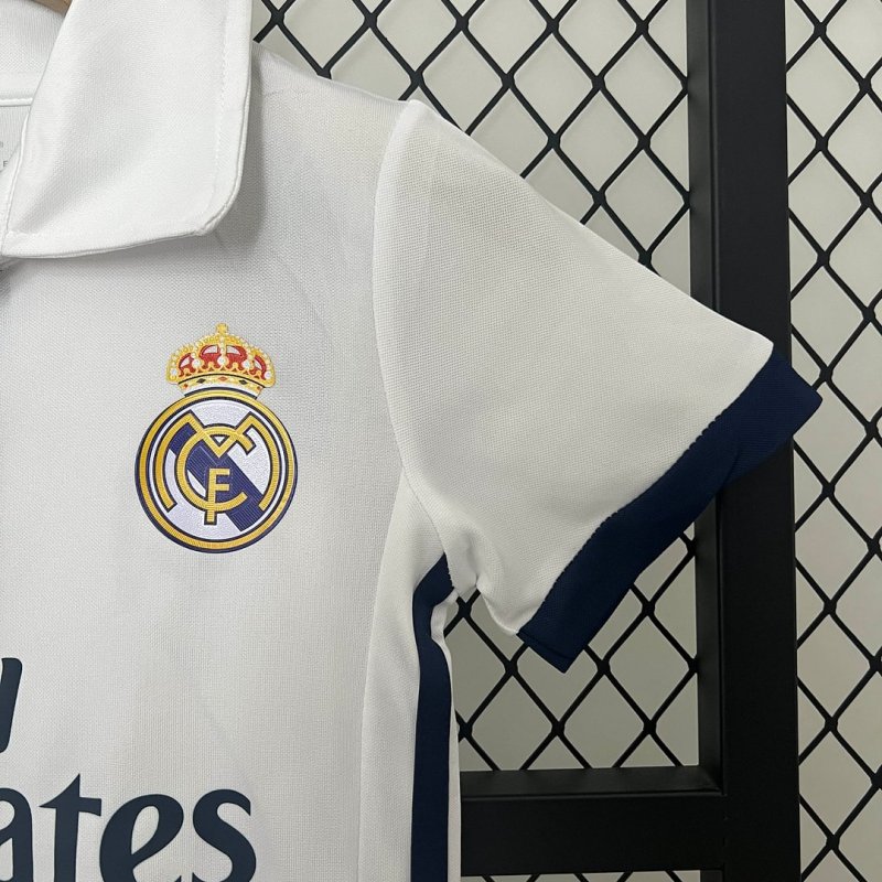2016/2017 Retro Real Madrid Home Football Shirt Kids Size
