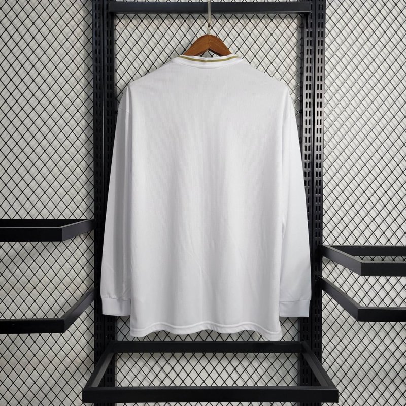 2019/2020 Retro Long Sleeve Real Madrid Home Football Shirt