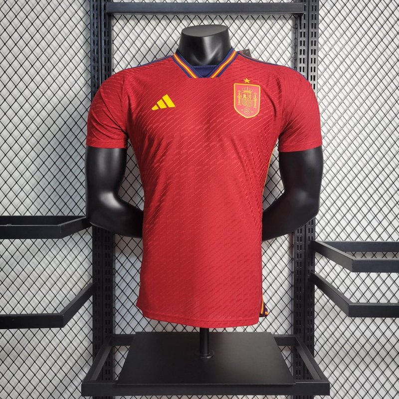 2022 Player Version Spain Home Football Shirt