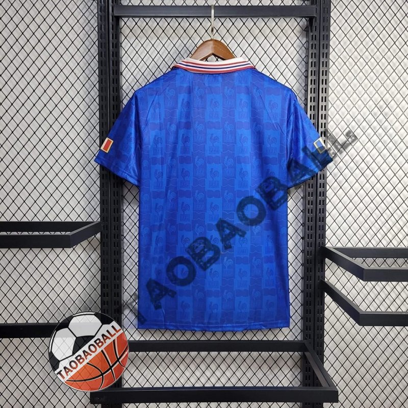 1996 Retro France Home Football Shirt