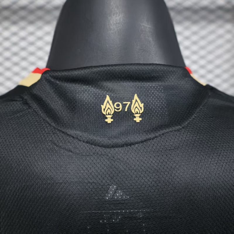 2025/26 Liverpool FC Second Away Black Player Edition Football Shirt