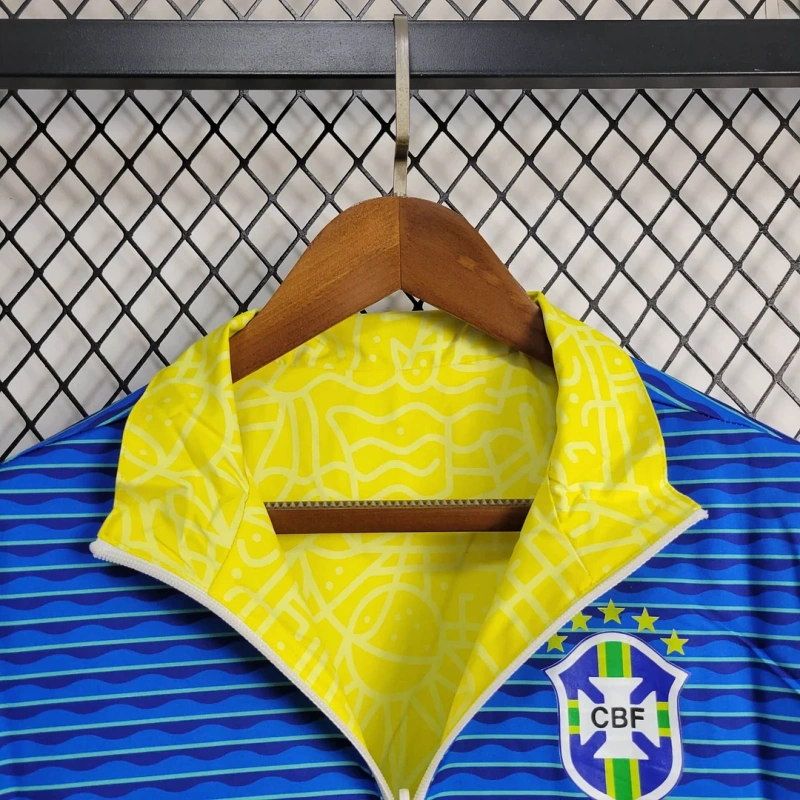 2024 Brazil Reversible Windbreaker Football Shirt
