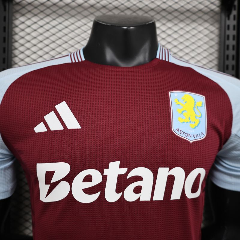 2024/2025 Players Edition Aston Villa Home Football Jersey