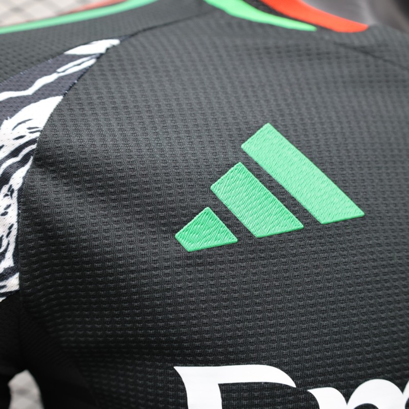 2024/2025 Players Edition Arsenal Away Long Sleeve Football Jersey