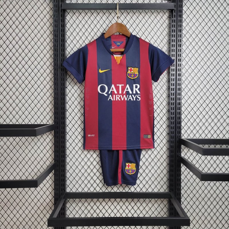 2014/2015 Retro Barcelona Home Football Shirt Kids Size