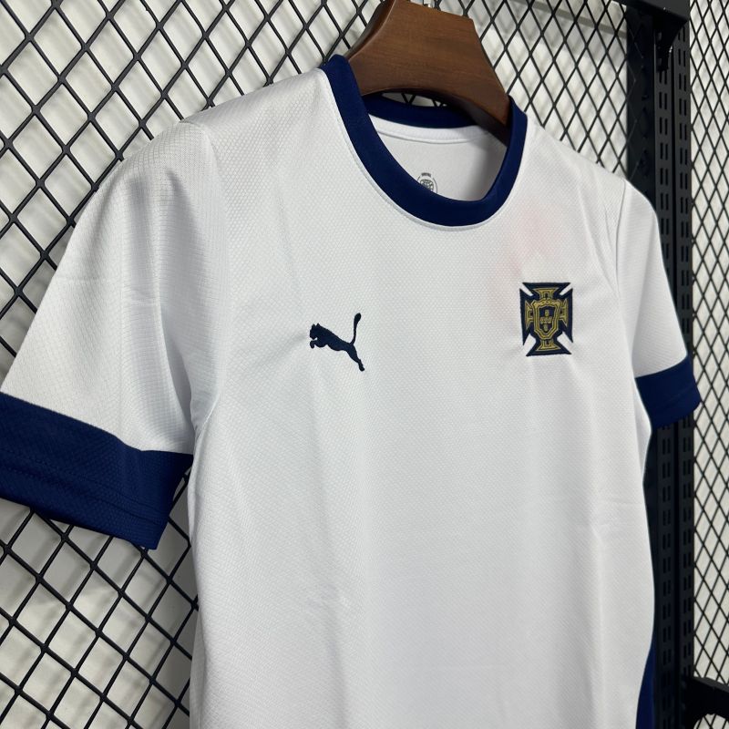 2025/2026 Portugal Training Jersey White Fan Edition Kids Kit