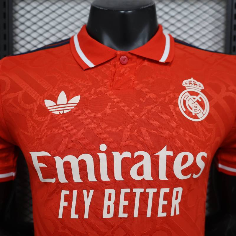 2024/2025 Player Edition Real Madrid Special Edition Red Football Jersey