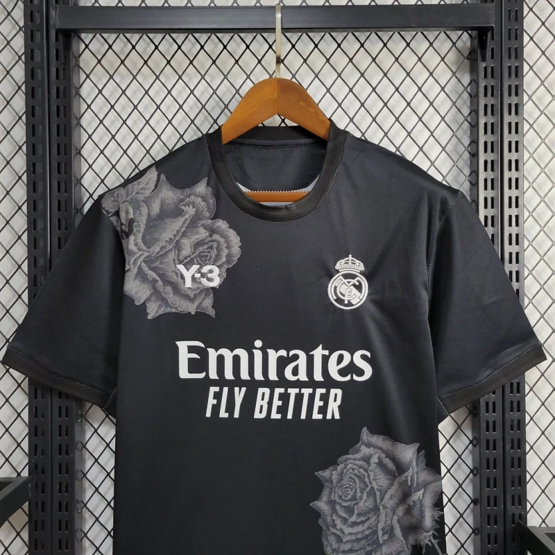 2024/2025 Real Madrid Y-3 Special Edition Black Football Shirt