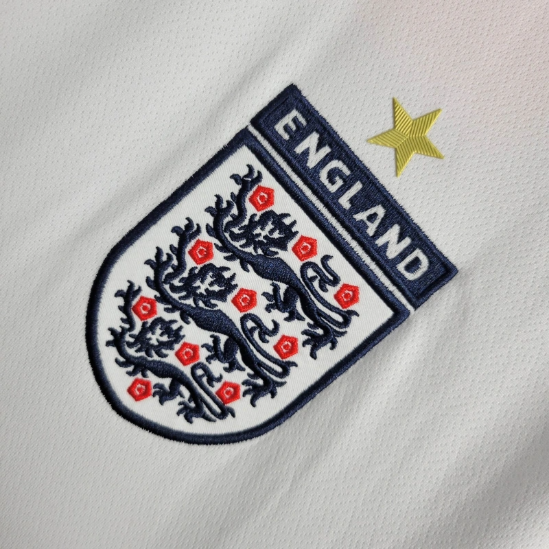 2006 Retro Long Sleeve England Home Football Shirt
