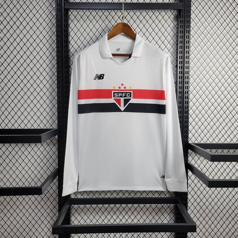 2024/2025 Long Sleeve São Paulo Home Football Shirt