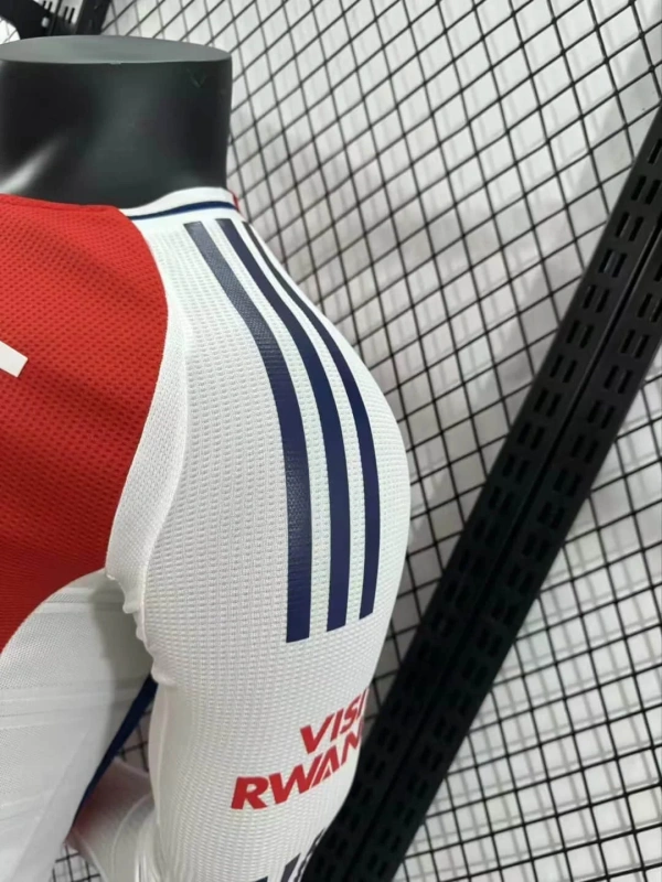 2024/2025 Long-Sleeve Player Version Arsenal Home Football Jersey