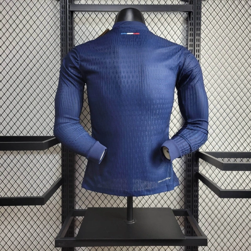 2024/2025 Player Version Long Sleeve Player Version Paris Saint-Germain Home Football Shirt