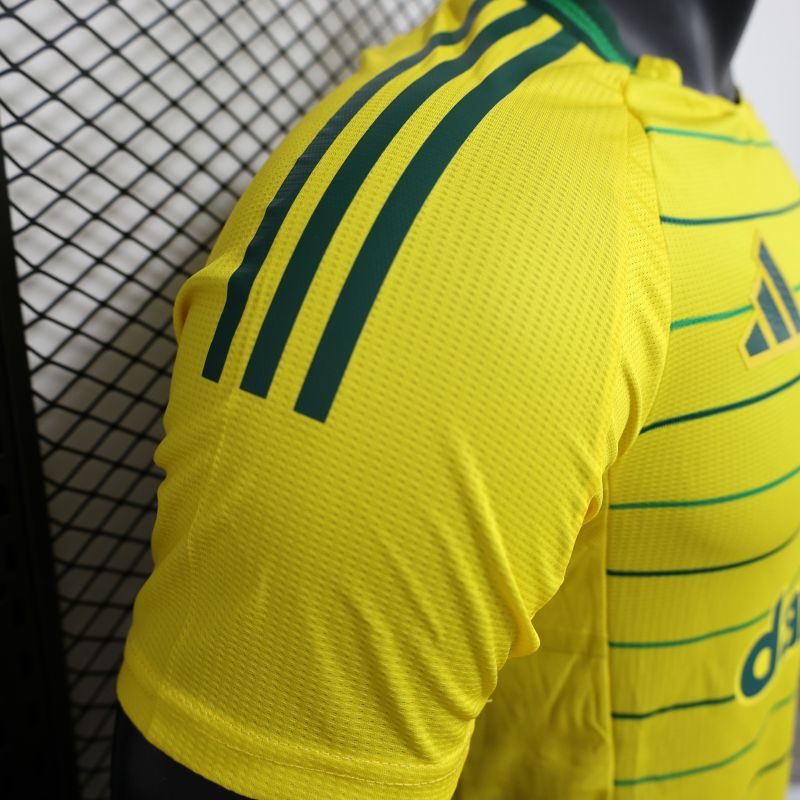 2024/2025 Players Edition Celtic Special Edition Yellow Football Jersey