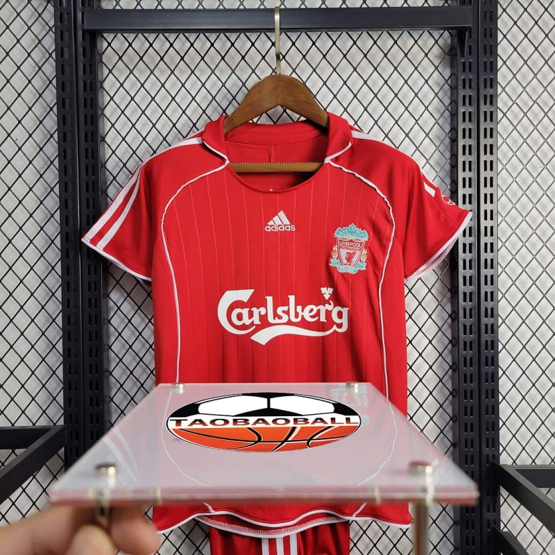 2006/2007 Retro Liverpool Home Football Shirt Kids Size
