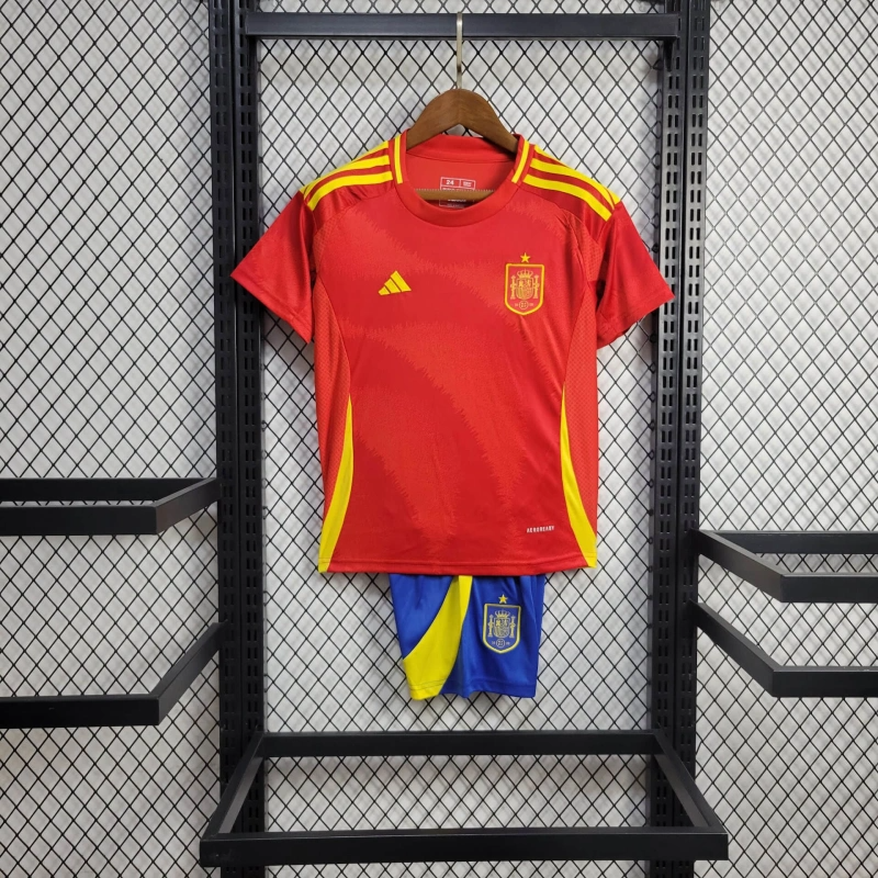 2024/2025 Spain Home Football Shirt Kids