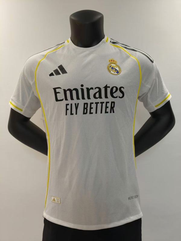 2025/2026 Real Madrid Home Football Jersey