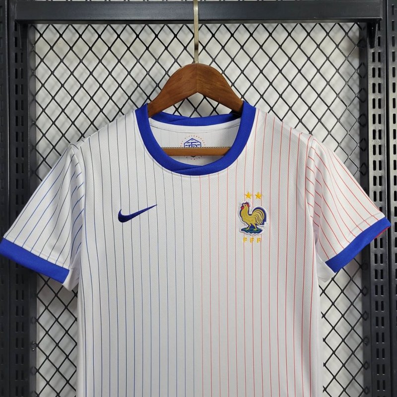 2024 France Away Football Shirt Kids Size