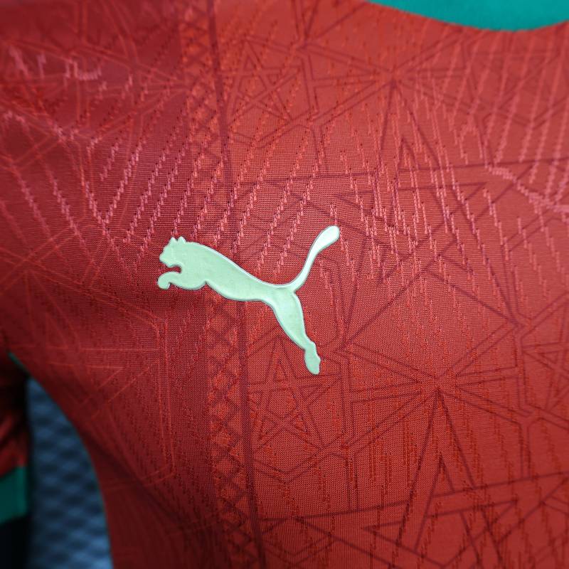 2024/2025 For Players Edition Morocco Home Football Jersey