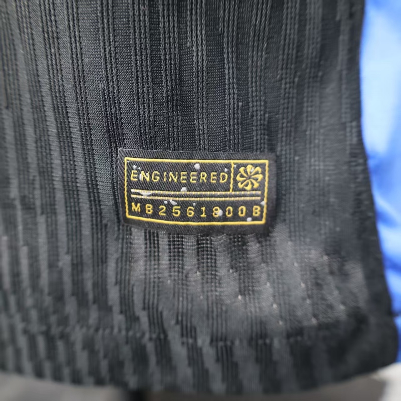 2025/26 Barcelona Away Player Edition Football Jersey with Advertising