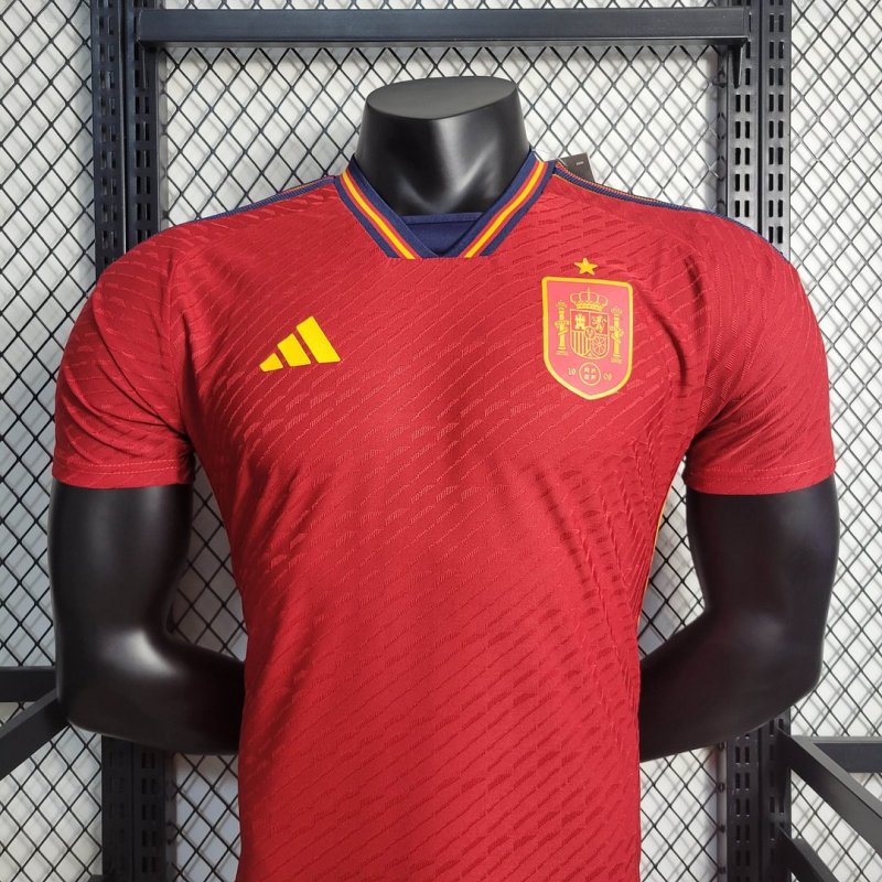 2022 Player Version Spain Home Football Shirt