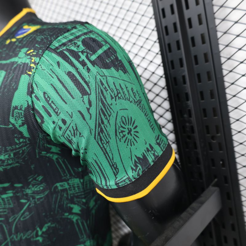 2024/2025 Player Edition Brazil Green Special Edition Football Jersey