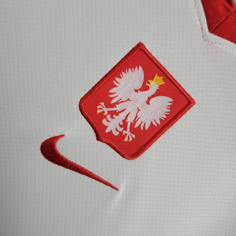 2024 Poland Home Football Shirt Kids