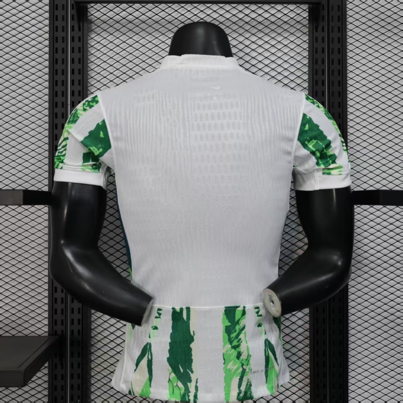 2025/26 Nigeria white and green player football jersey
