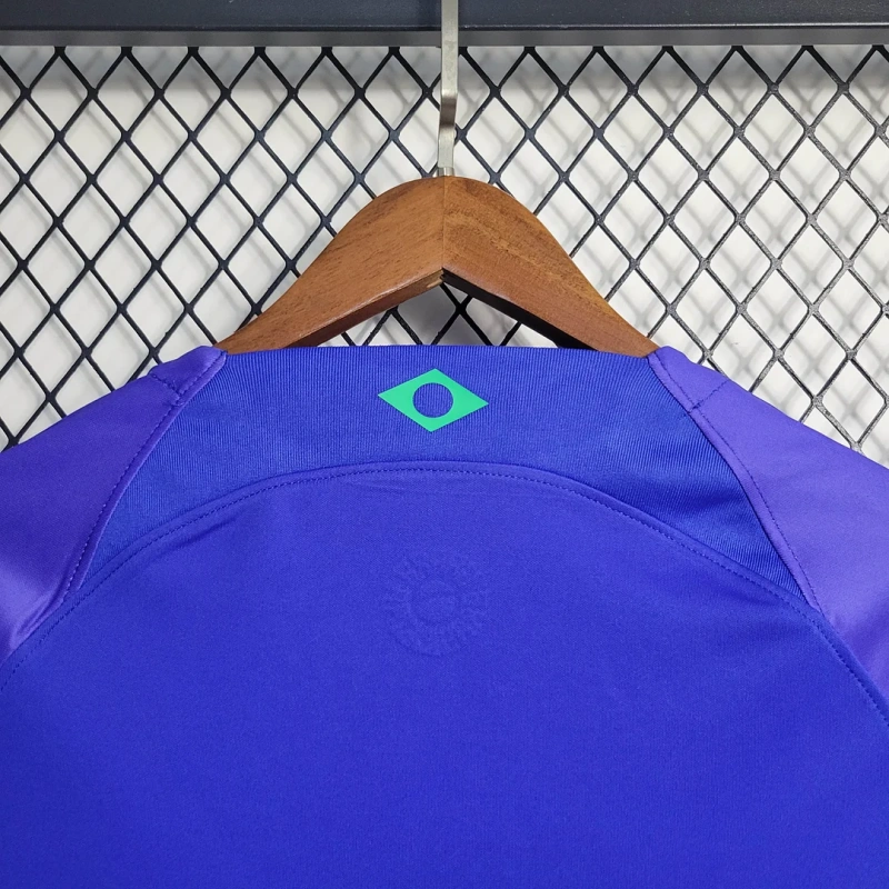 2023 Long Sleeve Brazil Away Football Shirt