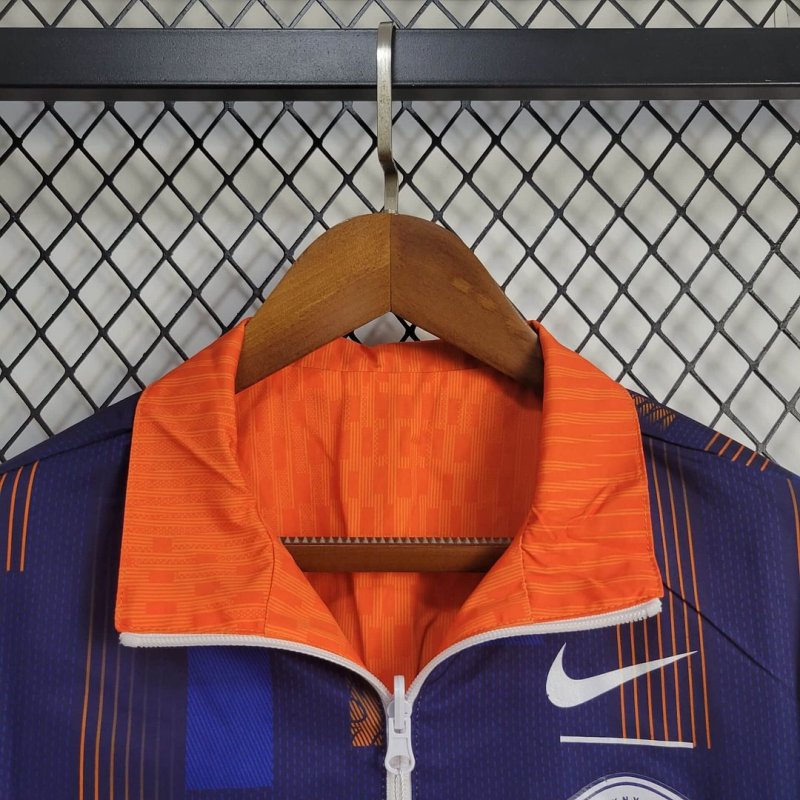 2024 Netherlands Reversible Windbreaker Football Shirt