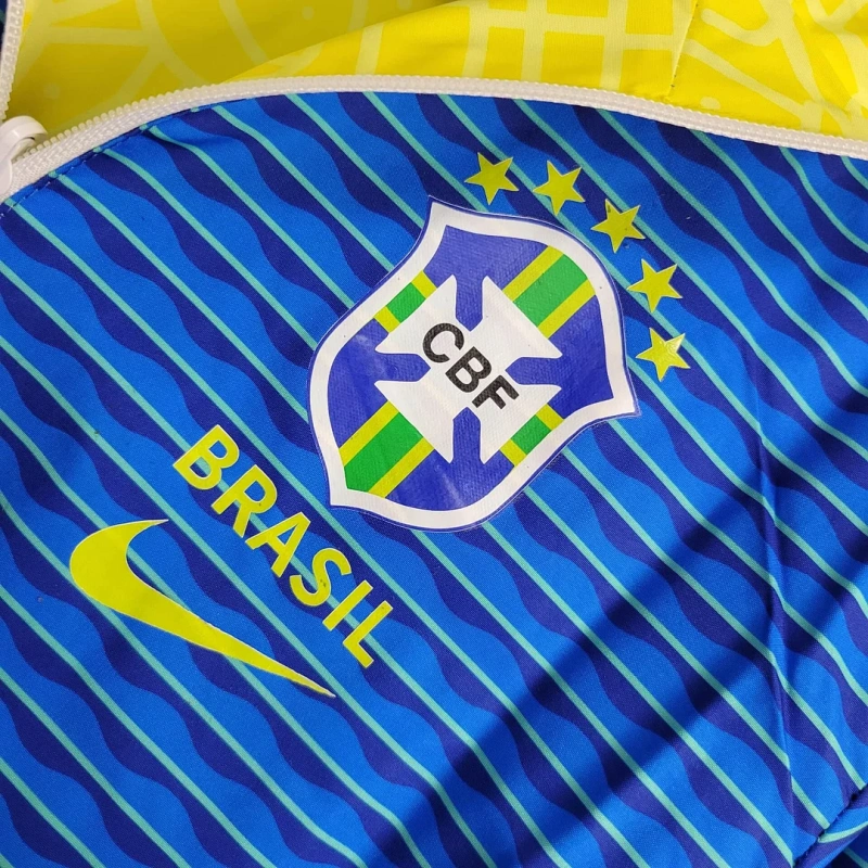 2024 Brazil Reversible Windbreaker Football Shirt