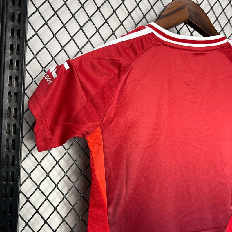 2024/2025 Manchester United Home Football Shirt Kids size