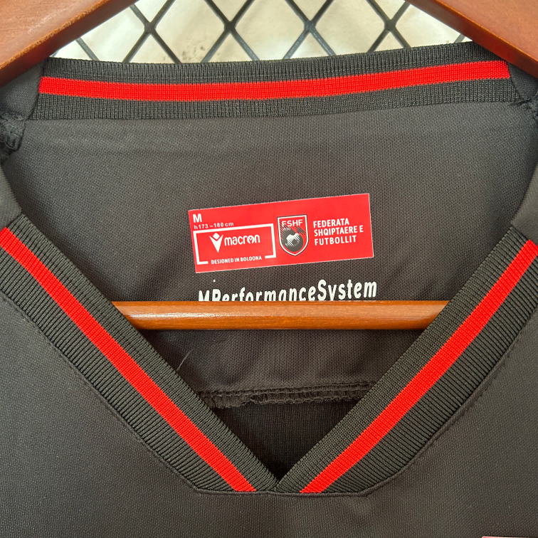 2025-2026 Albania Second Away Black Fan Edition Football Shirt