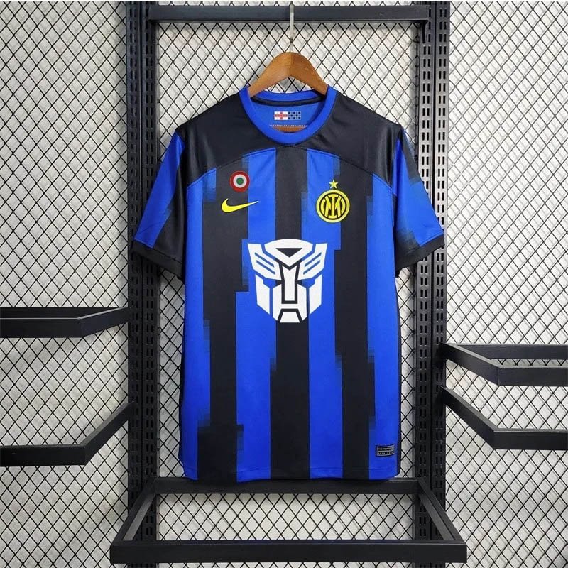 2023/2024 Inter Milan Home Transformers Special Edition Football Shirt