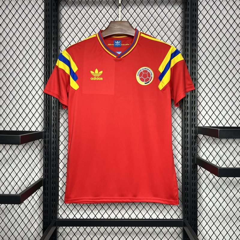 1990 Retro Colombia Home Football Shirt