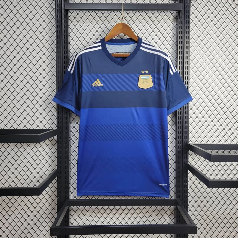 2014 Retro Argentina Away Football Shirt