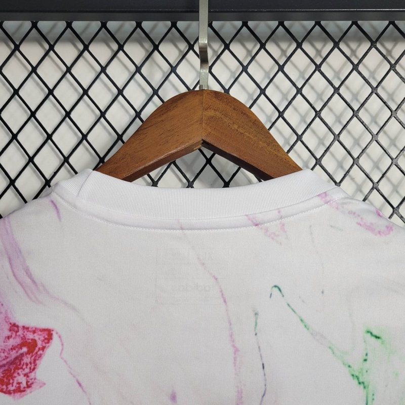 2023 Italy Training Suit White Football Shirt