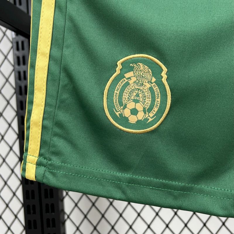 2025/26 Mexico gold green jersey for kids