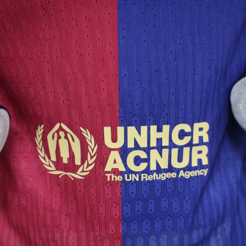 2024/2025 Player Edition Barcelona New Advertising Football Jersey