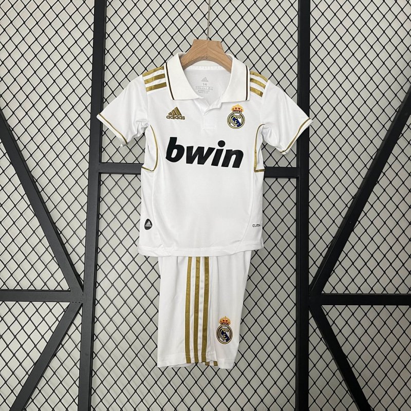 2011/2012 Retro Real Madrid Home Football Shirt Kids Size